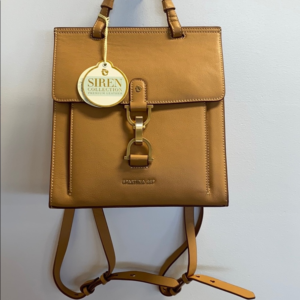 NWT spartina 449 siren Rory backpack camel